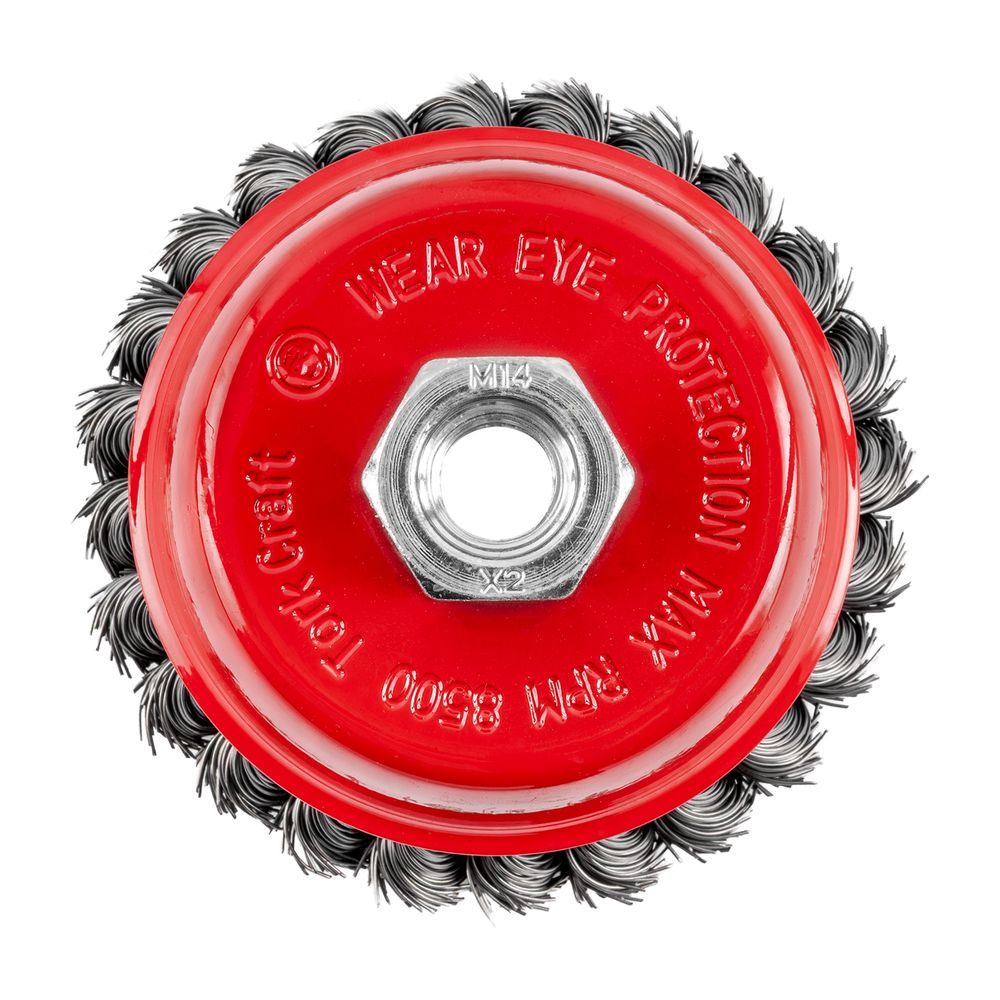 Wire Cup Brush Twisted 100mmxm14 Bulk